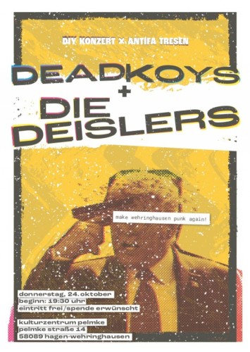 DIY Konzert & Antifa Tresen mit Die Deislers & Dead Koys live